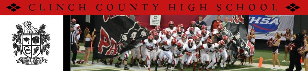 Football Players and CCHS Panther Banner